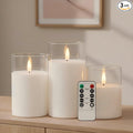 ANGELLOONG Flickering Flameless Candles by CandlesDecorYourHoliday