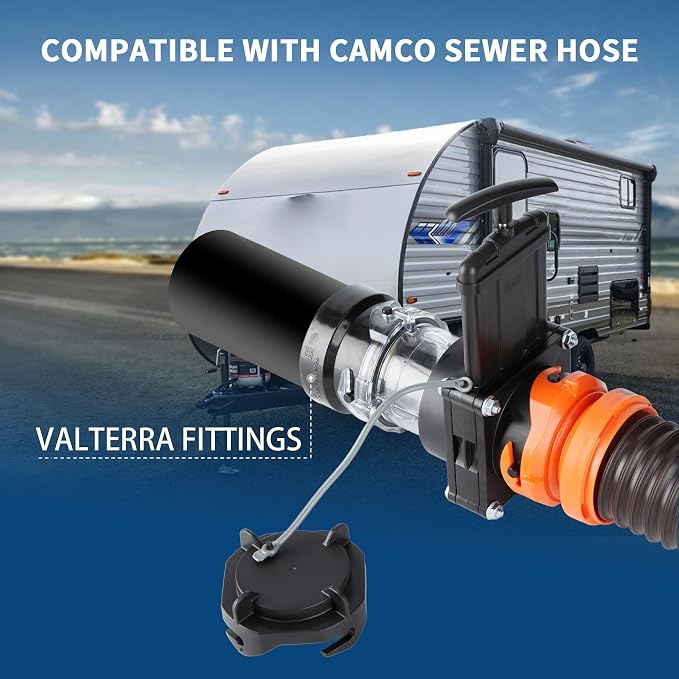 Twist-On Waste Valve RV Gate Valve - Image 3