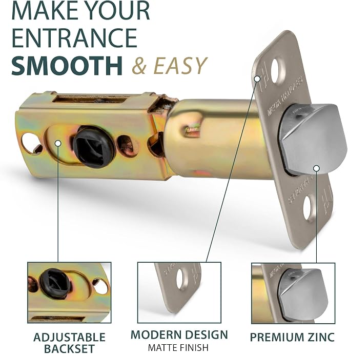 Privacy Round Latch Satin Nickel - Image 2