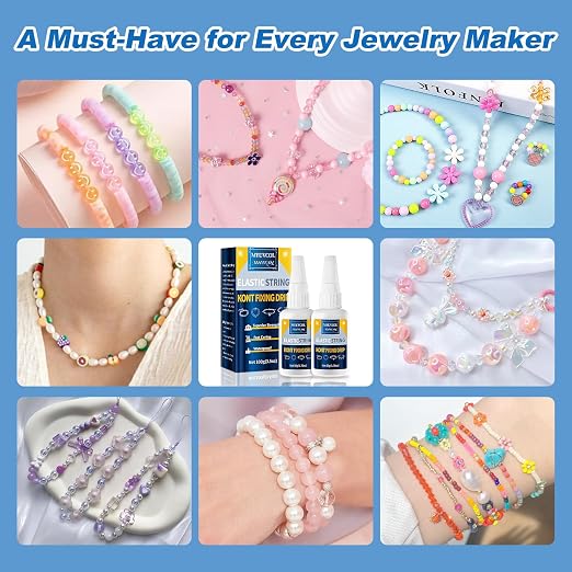Jewelry Bracelet Glue for Elastic String Knot, Punctuation Beads, Jewelry - Image 5