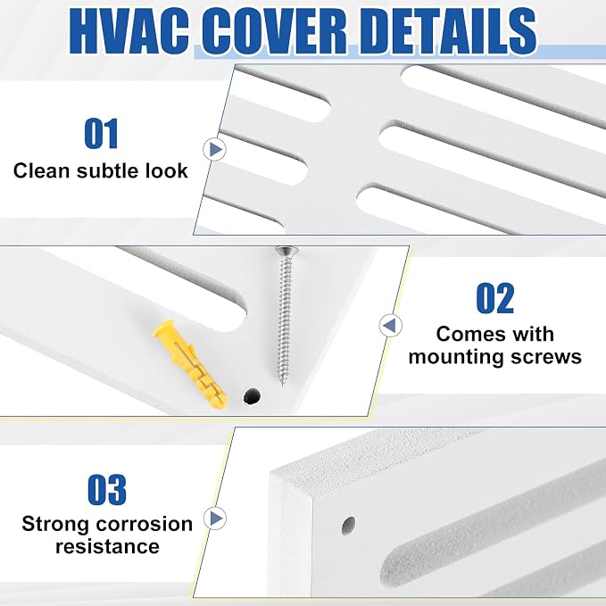 Leinuosen 1 Pcs 32 x 8 Inch Return Air Vent Cover Fit - Image 3