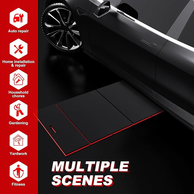 22.8" Wide Mechanic Mat Foldable EVA Kneeling Pad - Image 6
