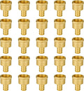 25-Pack 1/2" PEX Female Adapter, PEX Fittings 1/2 Inch, Brass | Crimp Fitting by SUNGATOR