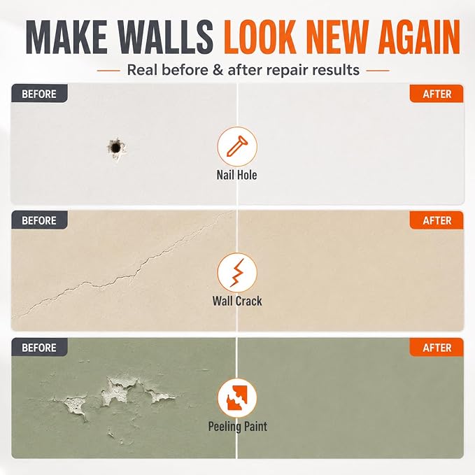 Spackle Wall Repair Kit, Drywall Repair Filler - Image 3