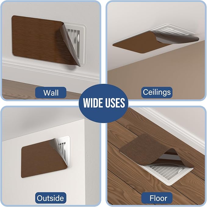 Magnetic Vent Covers 8"x15.5", Metallic Floor Vent Cover - Image 5