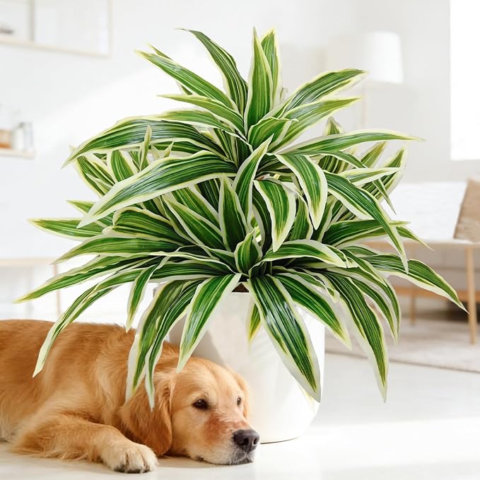 Fake Ferns, 2 Planter 35in Outdoor Faux Plants UV Resistant, 3D Real Touch Fake - Image 5