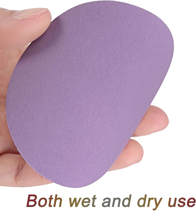 uxcell 20Pcs 3-Inch Purple Sanding Discs 7000 Grits Hook and Loop Professional - Image 3