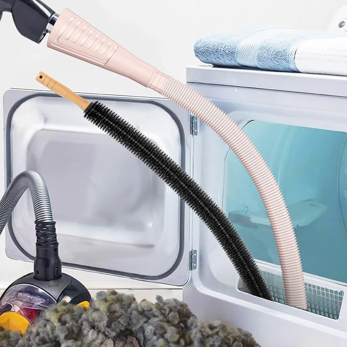 Sealegend 2 PCS Dryer Vent Cleaner Kit, Dryer Lint Vacuum Attachment&Brush by Sealegend