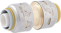 SharkBite Max 1/2 Inch Polybutylene Transition Coupling, Push to Connect Brass by SharkBite
