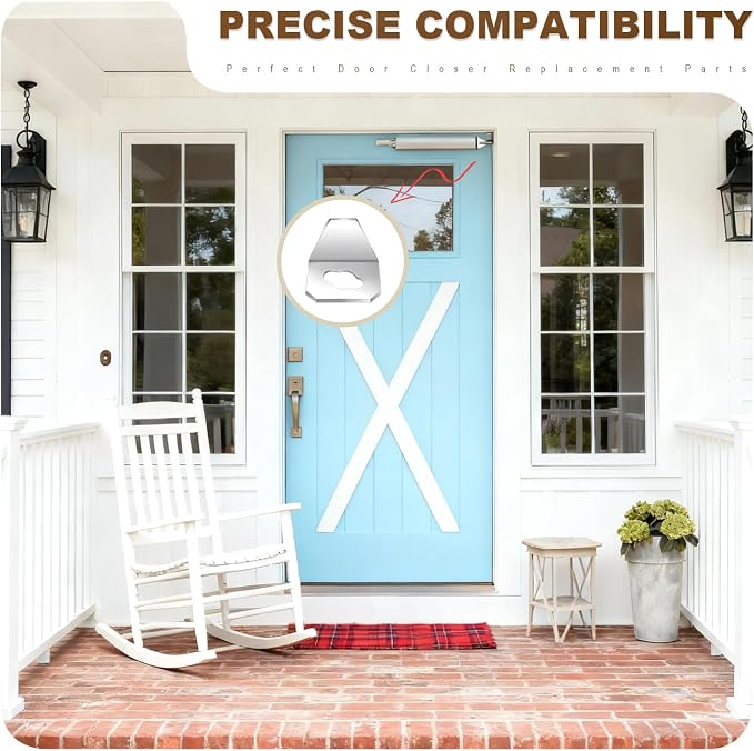 5-Pack Heavy Duty Screen Door Closer Replacement Kit - Image 7