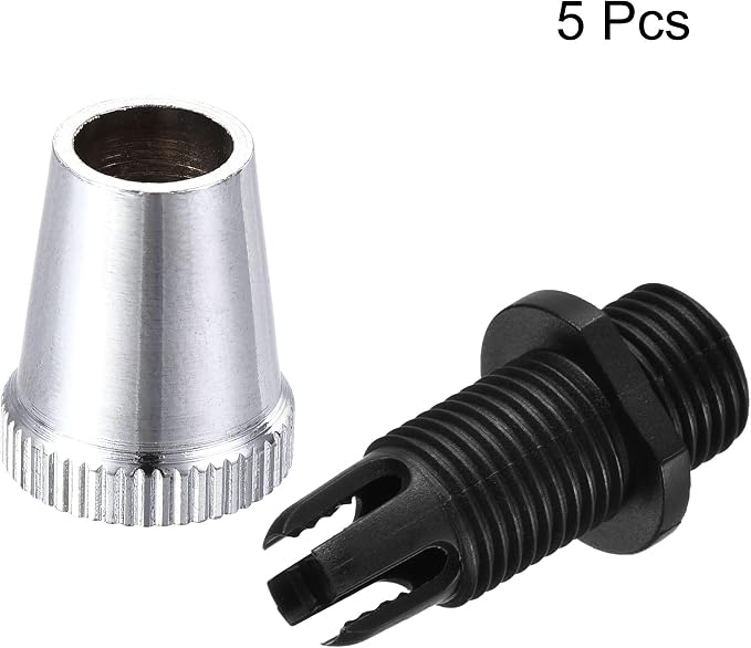 uxcell Cable Glands Strain Relief Cord Connector Grips Metal Chrome 5Pcs - Image 4