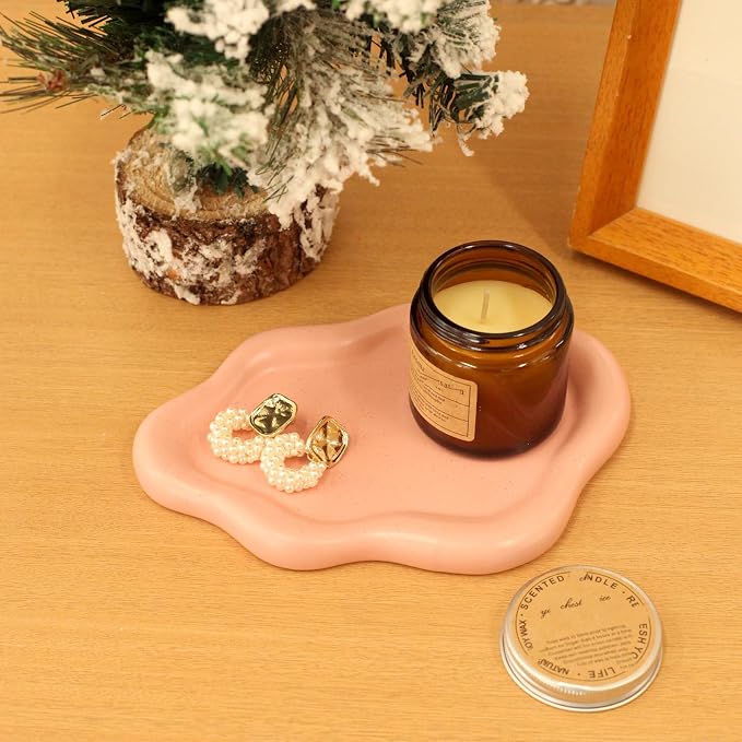 CCINPPY Ceramic Cloud Jewelry Tray Trinket Dish Key Bowl Nightstand Decor | - Image 6