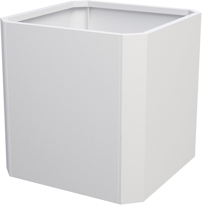 Metal Planter Box 26”L x 26"W x 26"H Large Square Steel Planter Box | Outdoor by GJWCVLOUTDOORLIFESELLER