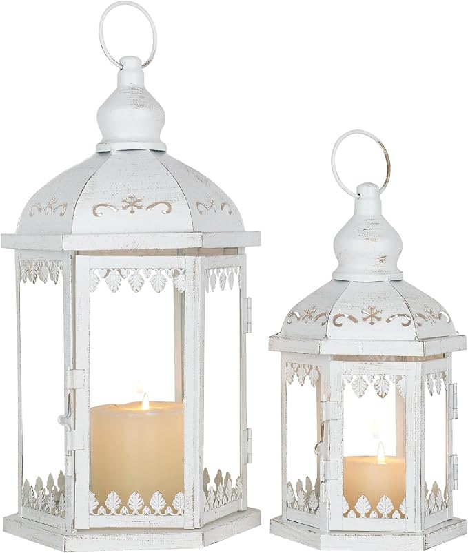 Lanterns Decorative Outdoor&Indoor, Candle Holder by NEEDOMO-LightUpYourSpace