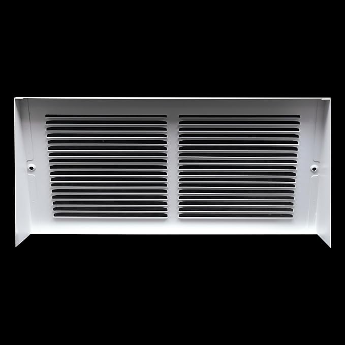 Fits 12x6 Duct Opening | Steel Triangular Baseboard Return Air Grille by Handua - Image 4