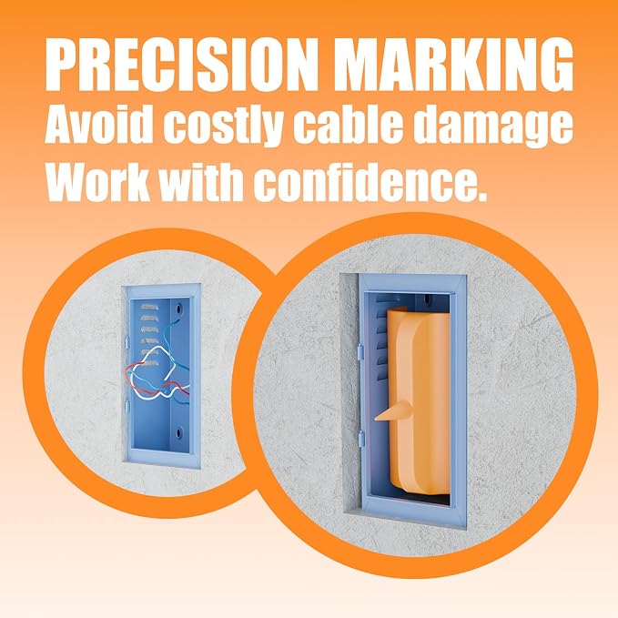 6-Pack Drywall Outlet Marker Tool - Image 4