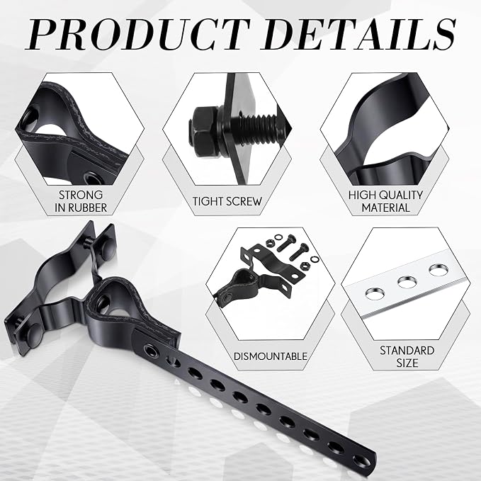 Geetery 2 Pcs Universal Exhaust Hangers Muffler Hanger, Rv Style, Heavy Duty - Image 3