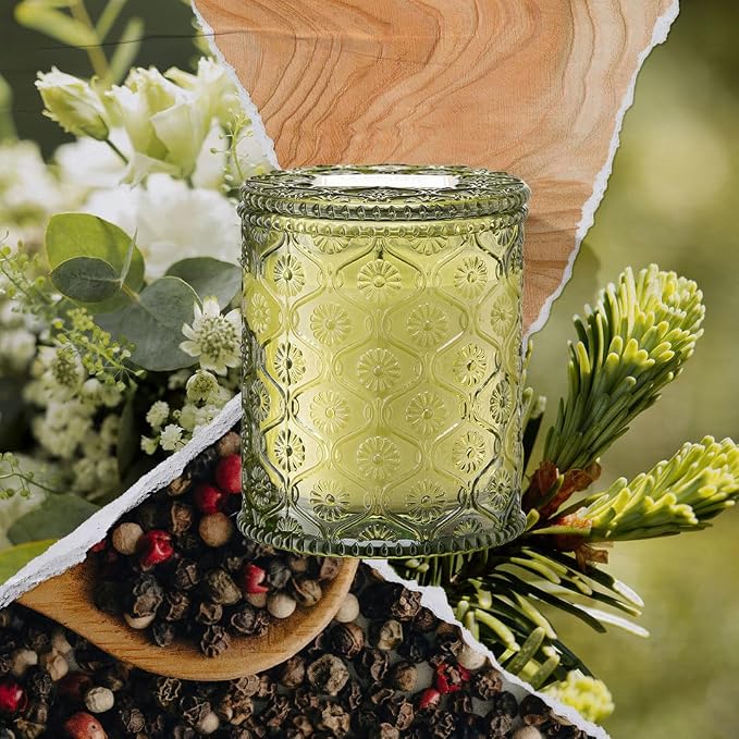 LA JOLIE MUSE Starlit Fir Pine Scented Candles - Image 2