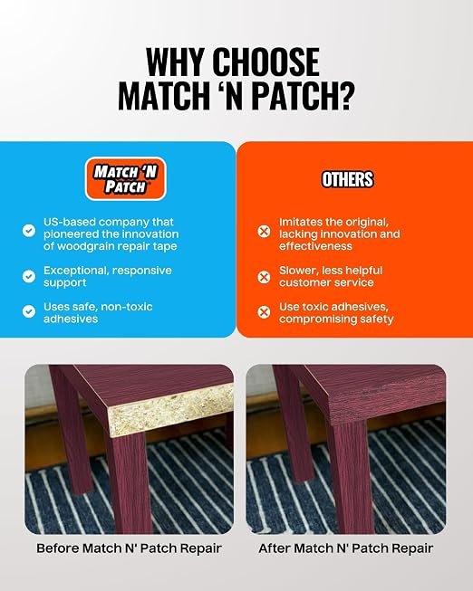 MATCH 'N PATCH Wood Grain Repair Tape - Image 6