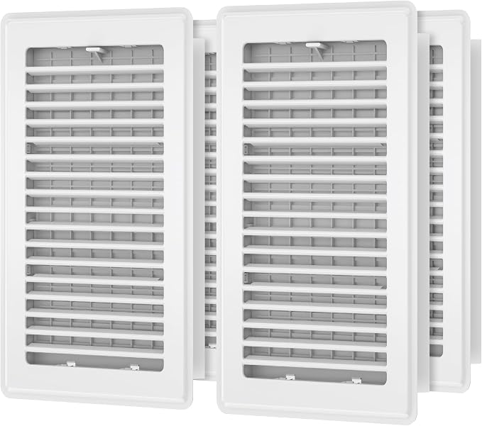 Floor Register 6x10-4 Pack Vent Covers by HQZHQZ