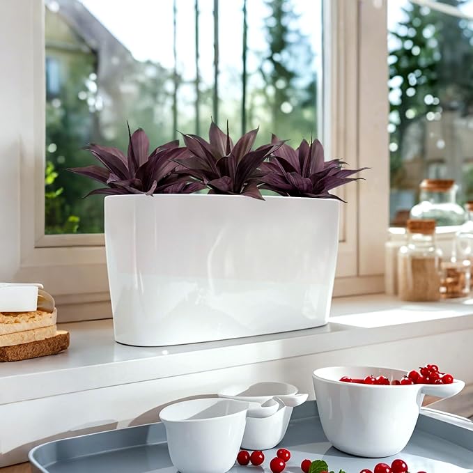 Ttranewsoo Fake Plants Artificial Agave Plants Indoor, UV Resistant Fake Agave - Image 3