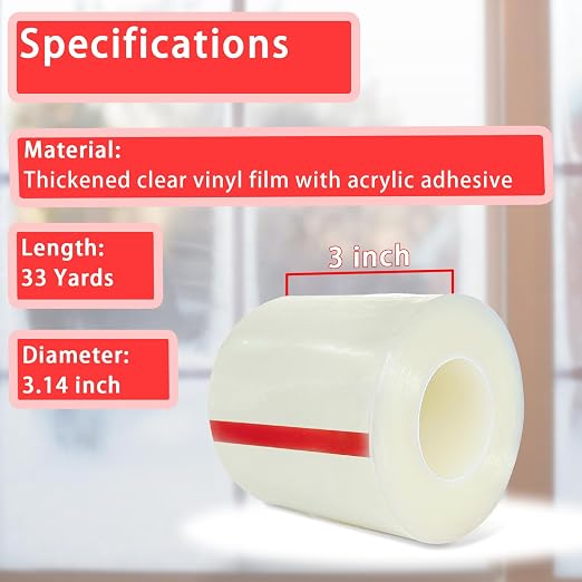 Window Sealing Tape, Window AC Insulation Tape, 3 Inch x 99 FT | Waterproof - Image 2