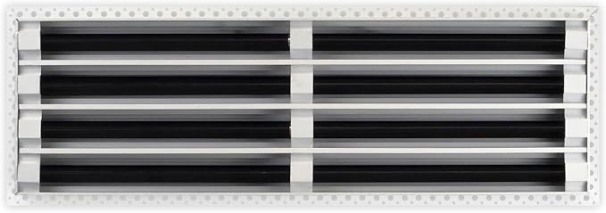 BUILDMART - 26x8 MUD-in Air Vent Cover - Drywall MUD in White Air Vent - MUD - Image 2