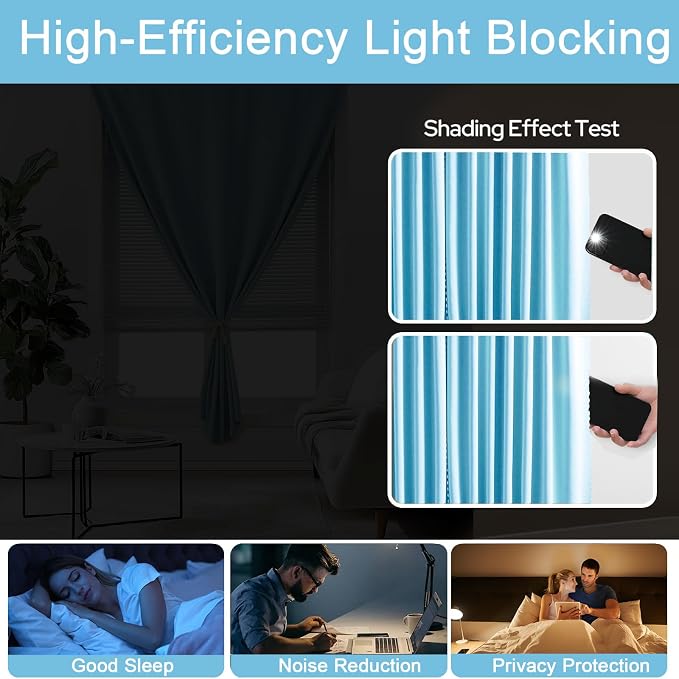 Self Adhesive Curtains, No Drilling Curtains, Easy Installation - Image 3