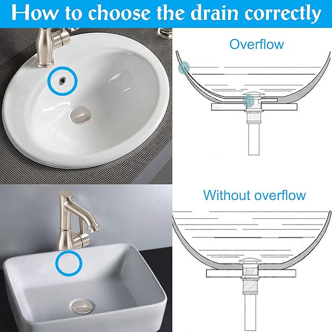 2 Pack Universal Pop Up Sink Drain Stopper - Image 6