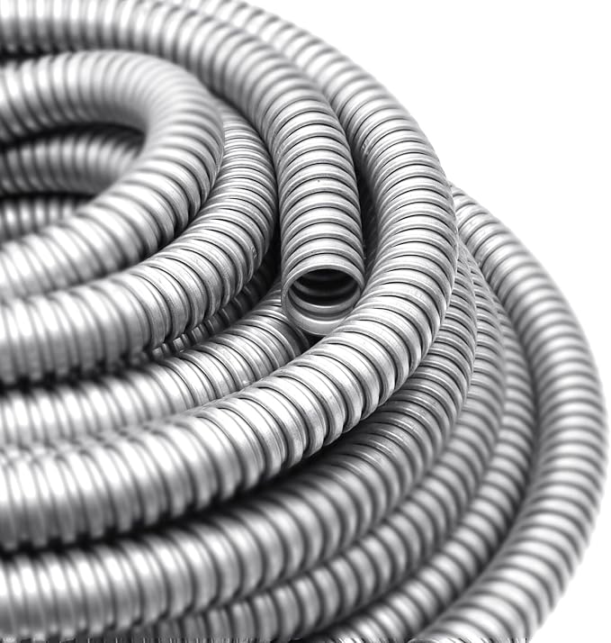1 Inch 25 FT Flexible Reduced Wall Electrical Conduit, Iron Galvanized Cable - Image 5