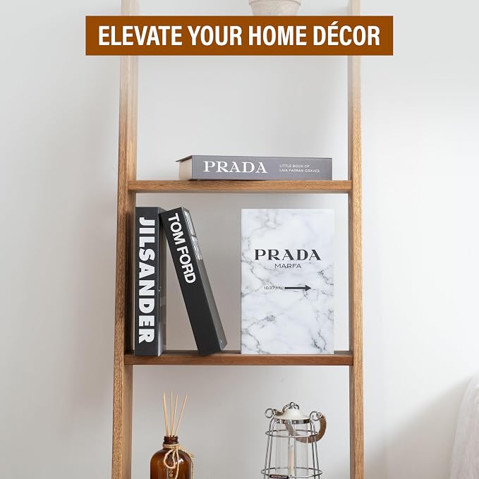 4 Pcs Decorative Books | Faux Marble Cardboard Coffee Table Decor | Minimalist - Image 9