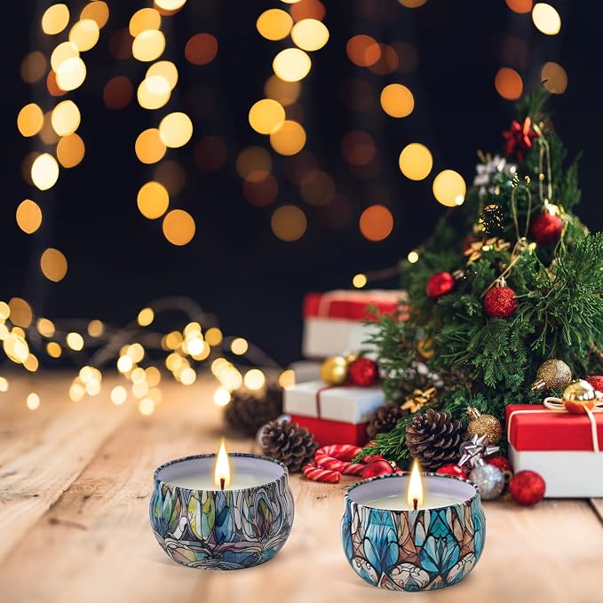 12 Pack Christmas Scented Candles Gifts Set - Image 6