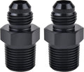 EVIL ENERGY 8AN Male Flare to 1/2" NPT Pipe Fitting Adapter Aluminum Straight by EVILENERGY