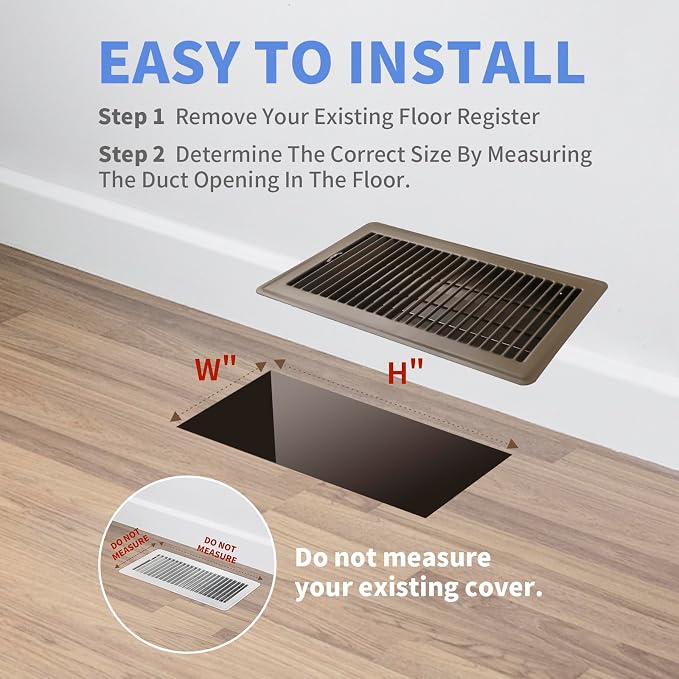 Howeall 6x12 Inch Floor Register 2 Pack - Image 6