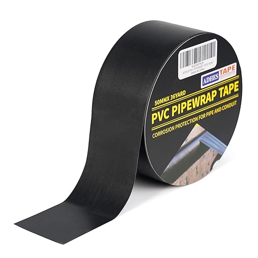 ADHES Corrosion Protection Pipe Tape, 2 Inch X 36 Yds 6.0Mil | PVC Pipe Wrap by ADHESTAPEPERSUITOFPERFECTION