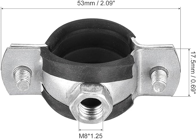 uxcell Adjustable Pipe Bracket Clamp - Image 2