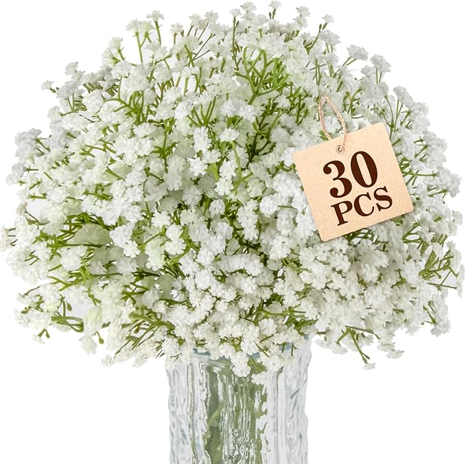 Sukh 30 Babys Breath Artificial Flowers by Sukh