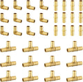 36 Pack Foskan 1/2 Inch PEX Barb Crimp Fittings Set | 12 Pieces Each:Elbow by Unknown