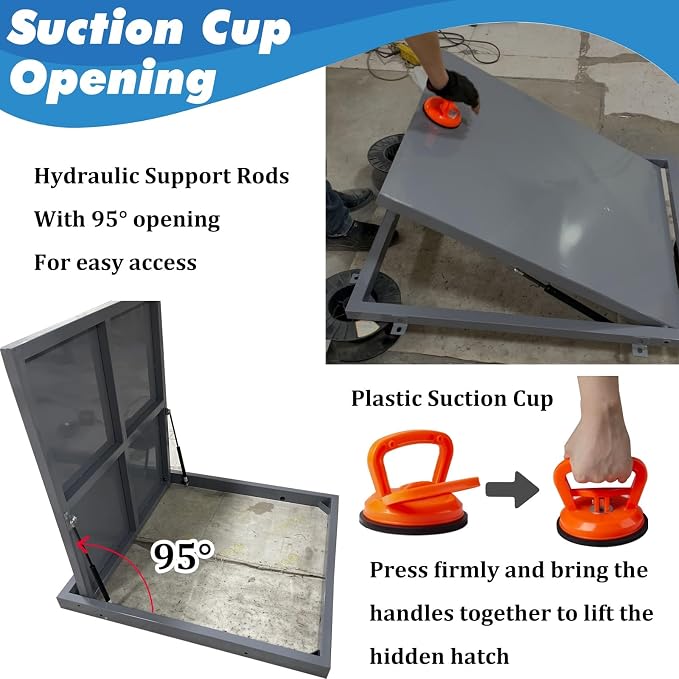 Flush-Mounted Stainless Steel Access Hatch - Image 4