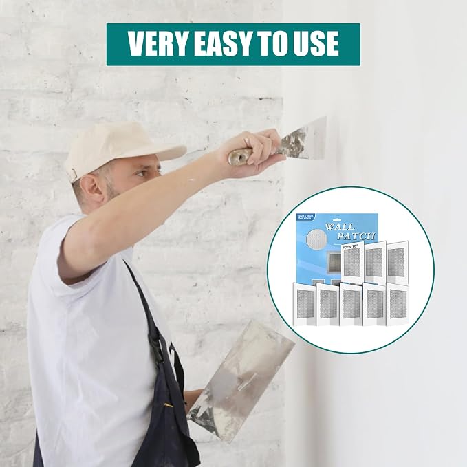 8Pcs 10 Inch Drywall Patch, Wall Repair Patches Wall Hole Repair Patch | Large - Image 5