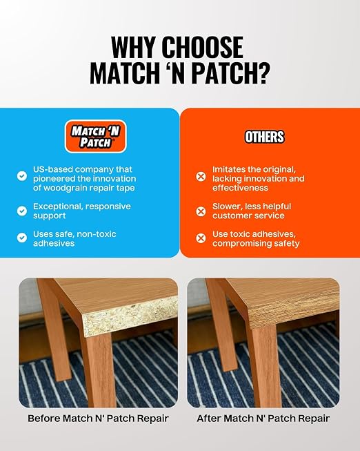MATCH 'N PATCH Wood Grain Repair Tape - Image 6