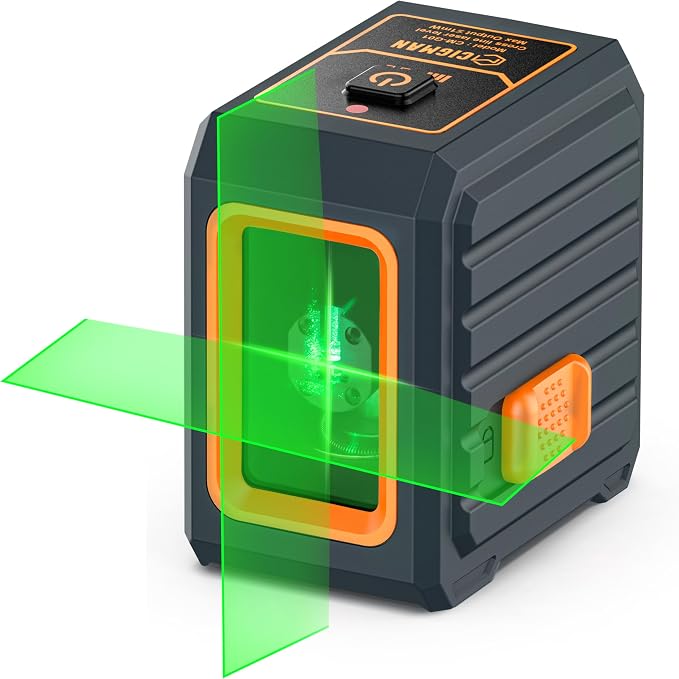 Self-Leveling Laser Level, 100ft Green Cross Line by CIGMAN