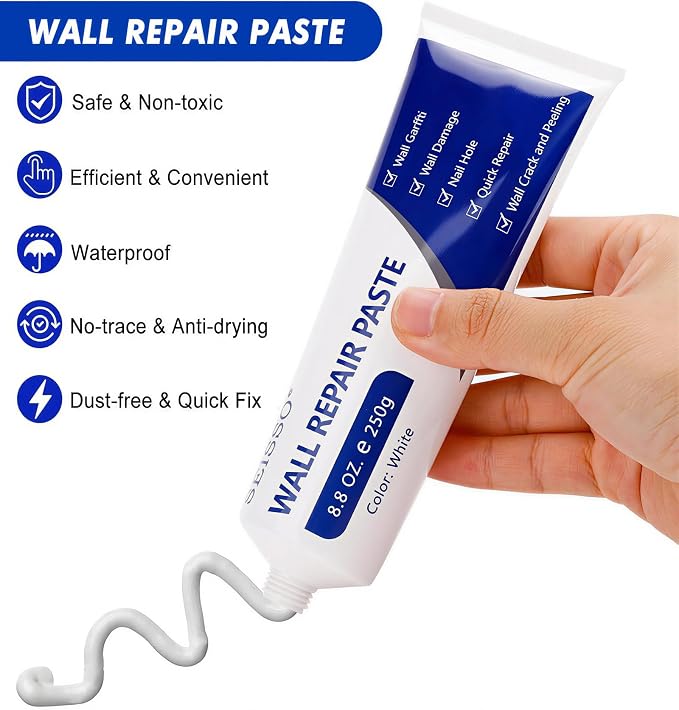 SEISSO Drywall Repair Kit, Wall Mending Agent, Patch Repair Kit - Image 5