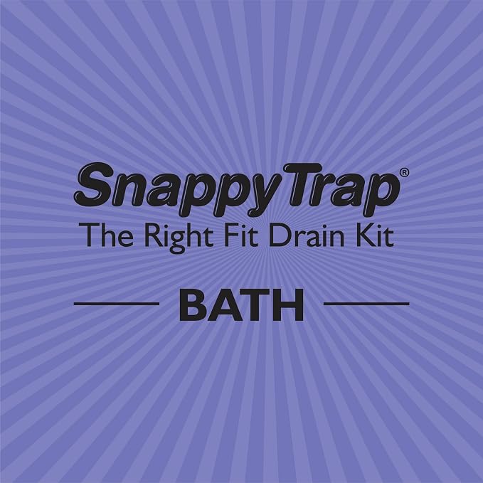 Snappy Trap Universal Flexible P Trap Bathroom Sink Drain Pipe Plumbing Kit - Image 8