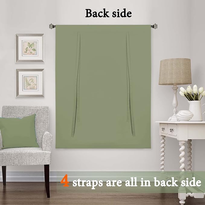 H.VERSAILTEX Solid Blackout Curtain Energy Efficient Rod Pocket Panel - Image 8