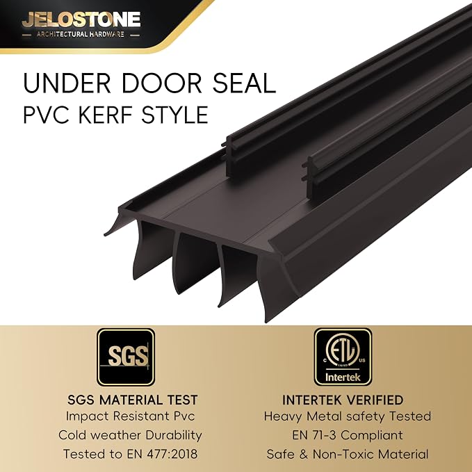 2-Pack 36" Kerf Door Bottom Seal Replacement, SGS & Intertek Tested, Easy - Image 3