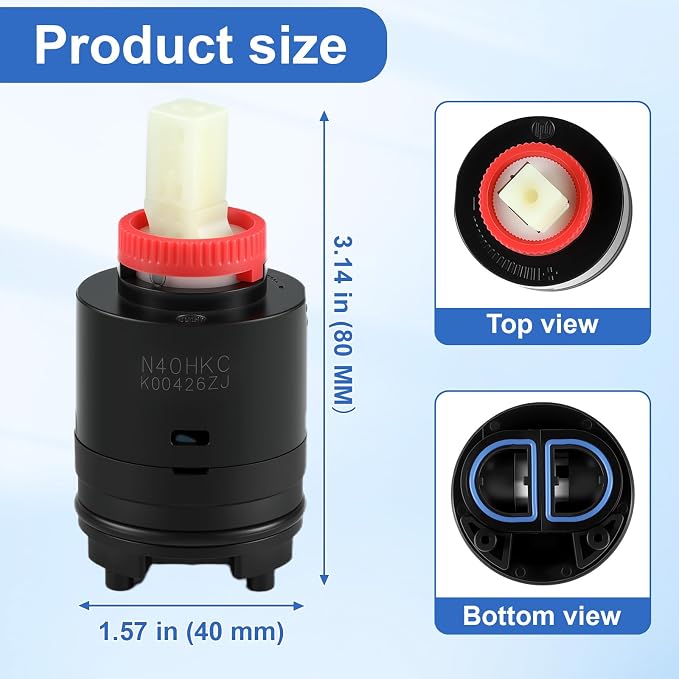 N40HKC Shower Cartridge Replacement, - Image 2