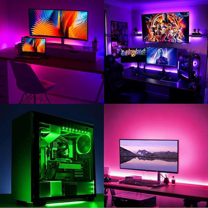 5V USB RGB LED Strip Light USB Powered 13.2ft/4M 240LED | Flexible SMD 5050 - Image 6
