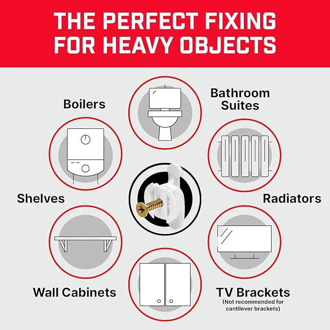 Plasterboard Fixing Repair Kit 4 Pack - Image 7