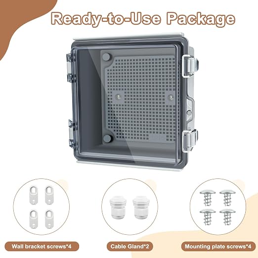 IP67 Waterproof Electrical Junction Box, 5.9x5.9x3.5 ABS Plastic Enclosure | - Image 6
